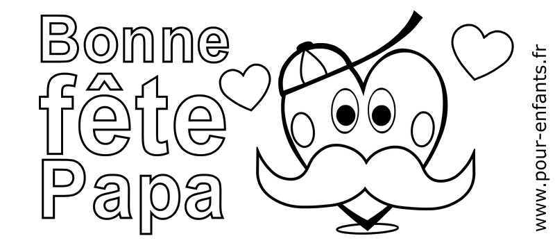 Coloriage Bonne Fete Papi