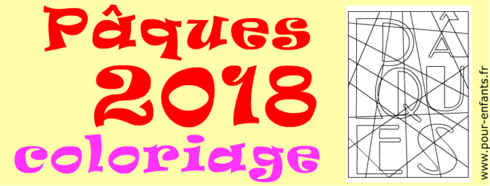 paques 2018 date dessins à imprimer coloriage maternelle ps ms gs