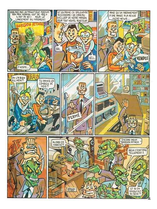 Bargon Attack bande dessinée page 2 Claude Serge Marc Rasheed