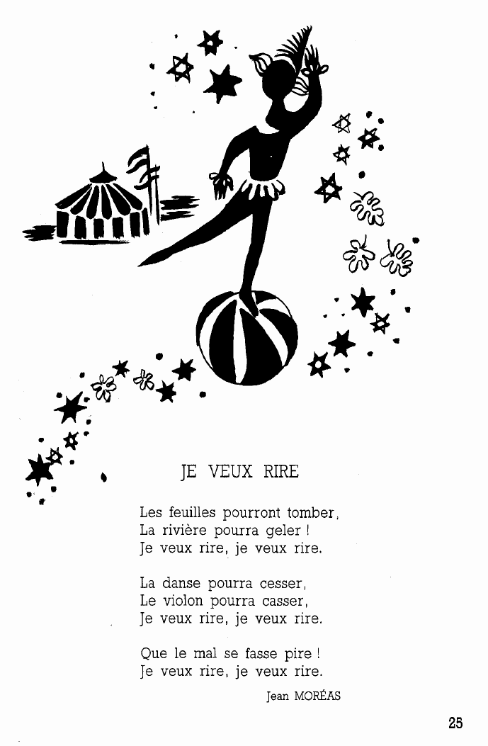 poème de Jean Moréas à imprimer pour enfants