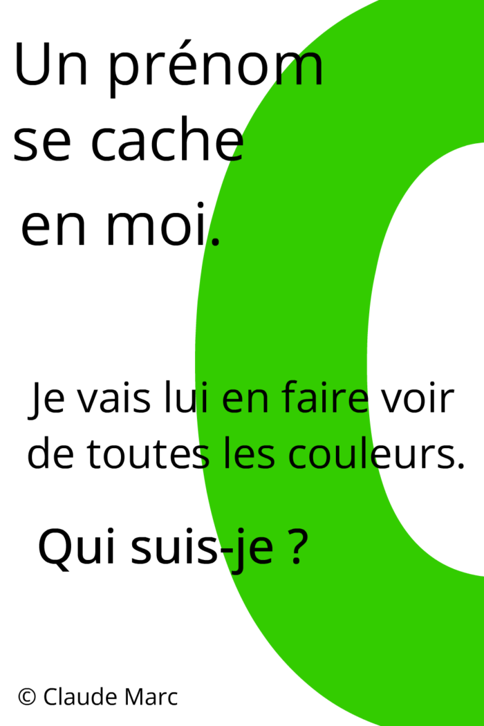 Devinette pour adultes. Qui suis-je ? Un caméléon.